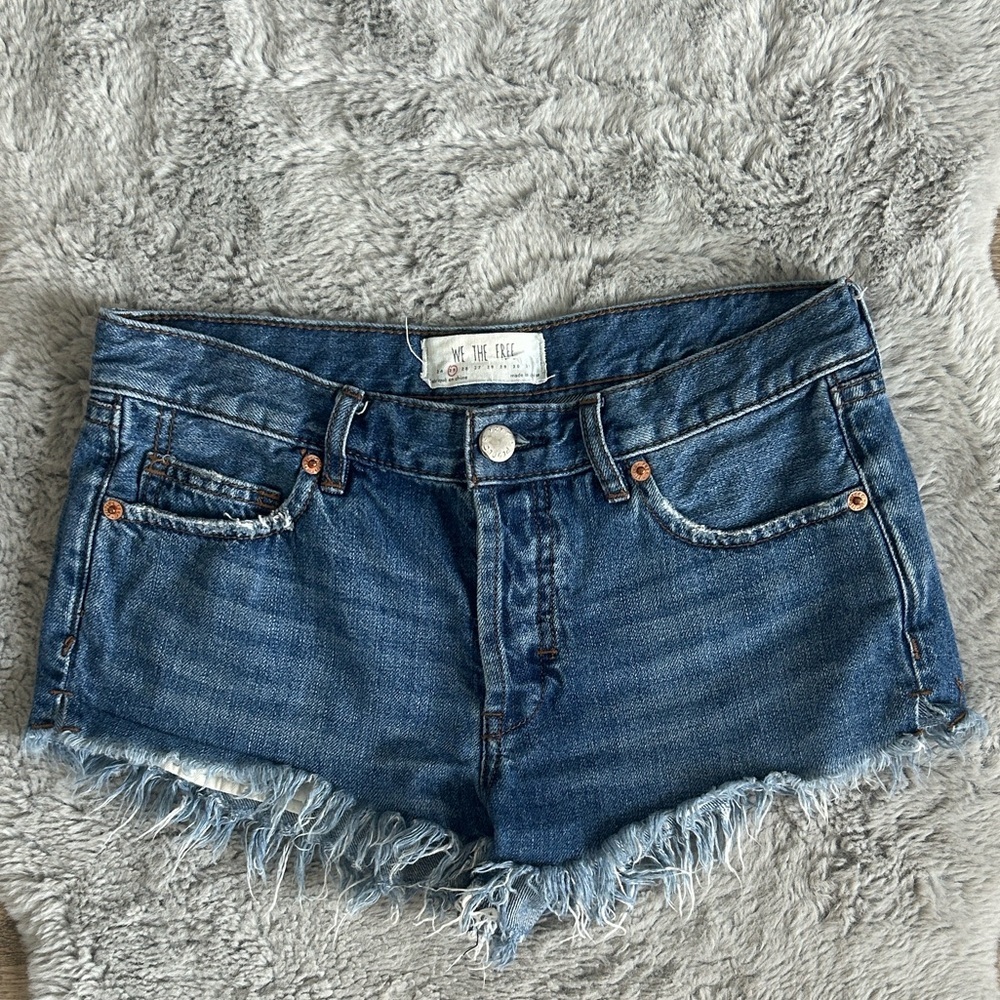 Free People We The Free Denim Shorts 25